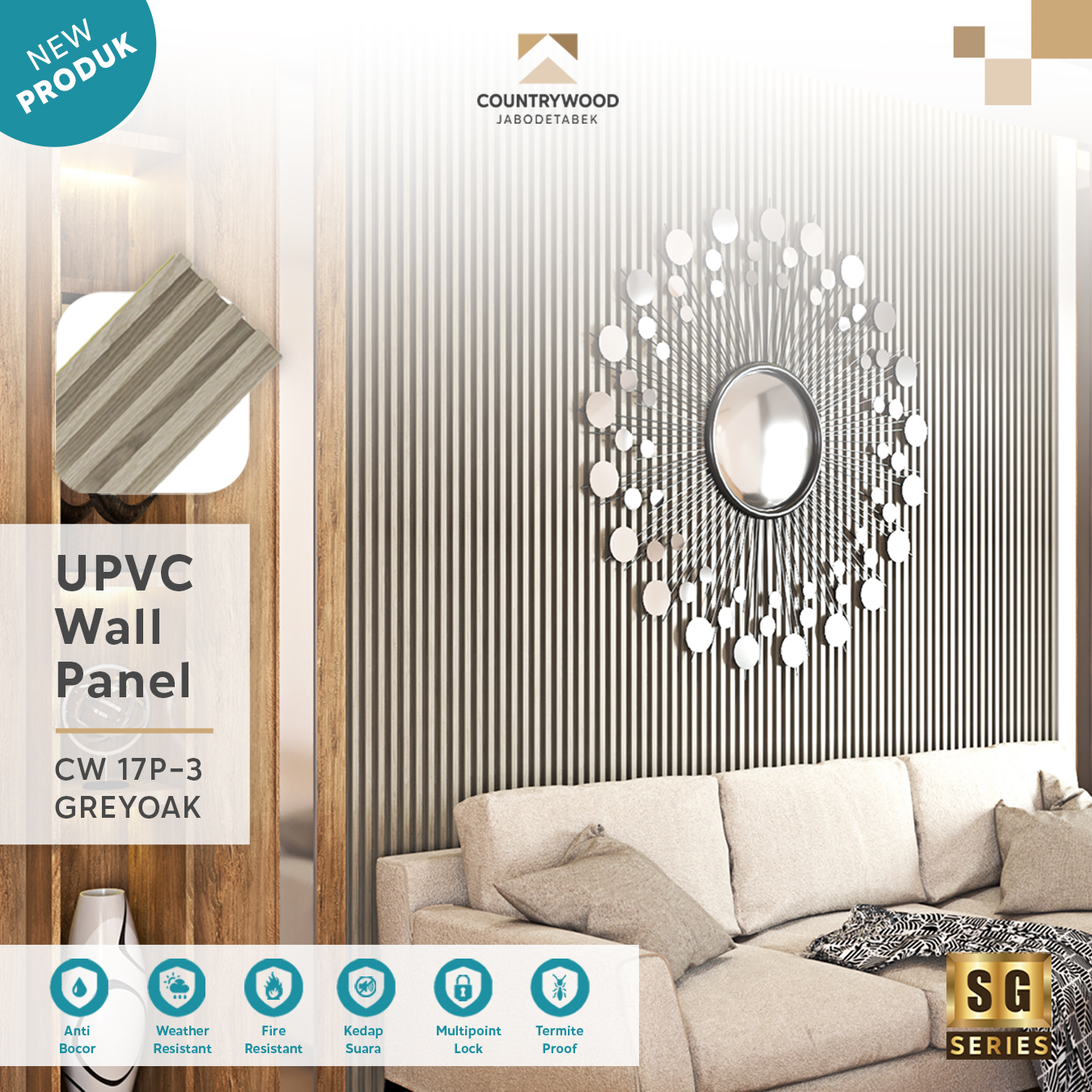 CW17 P-3 Grey Oak
